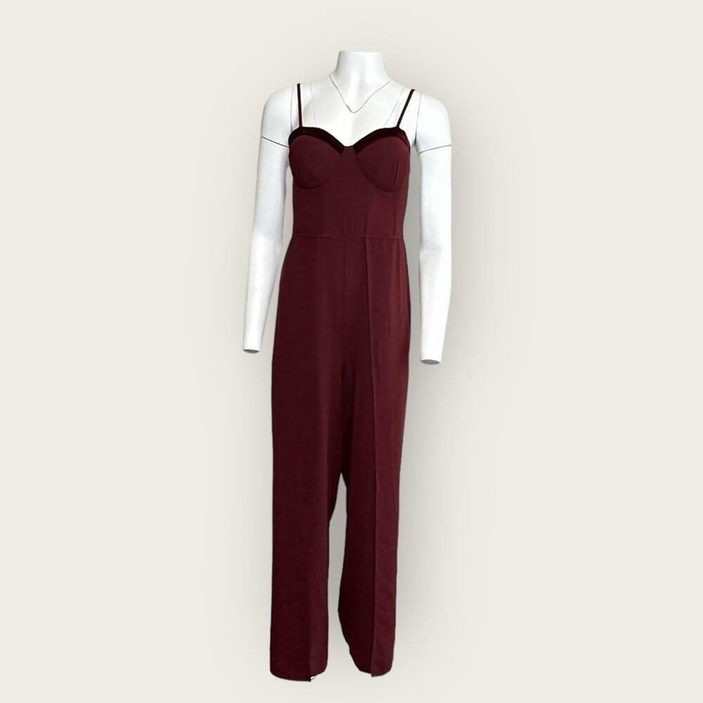 NWOT | B.O.G Collection | Sleeveless Jumpsuit | Burgundy | Small?? - Picture 13 of 13